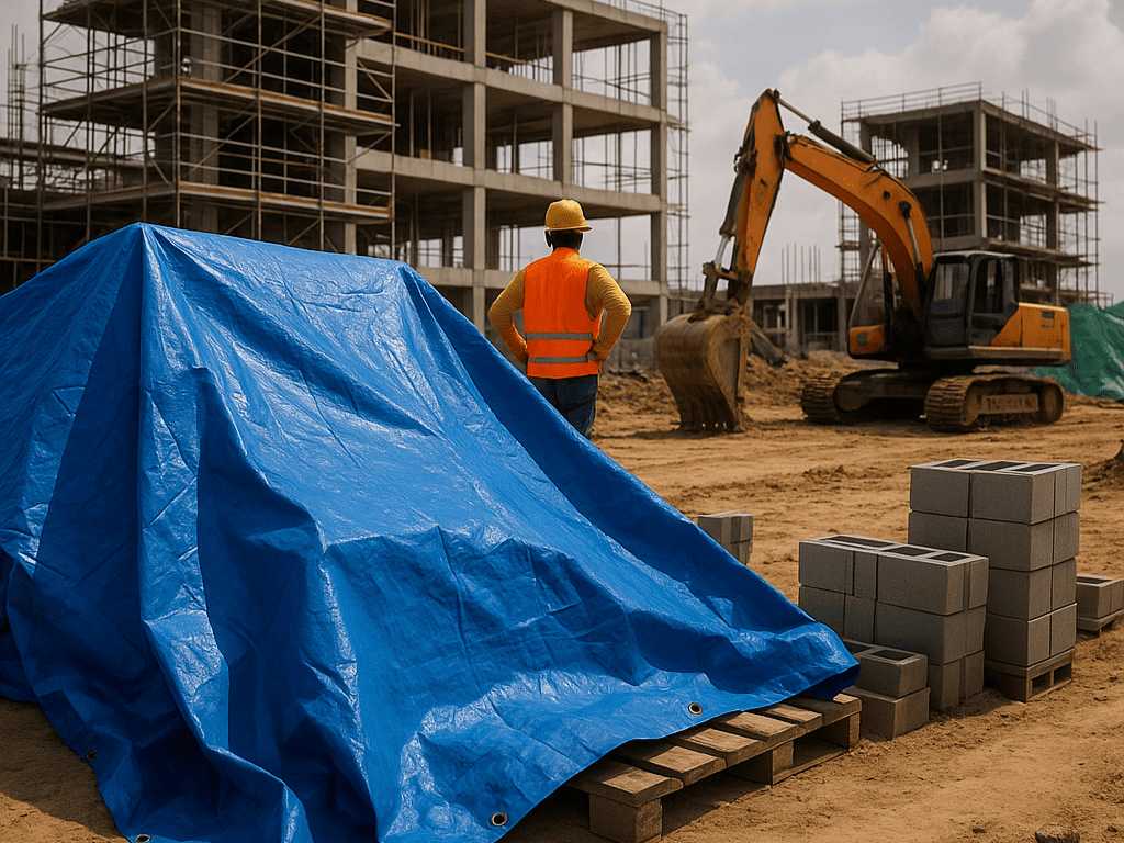 Terpal Penutup Semen Anti Hujan