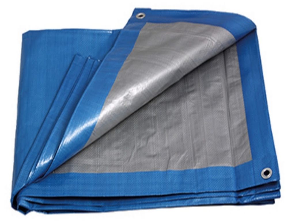 Terpal Biru Silver 4x6